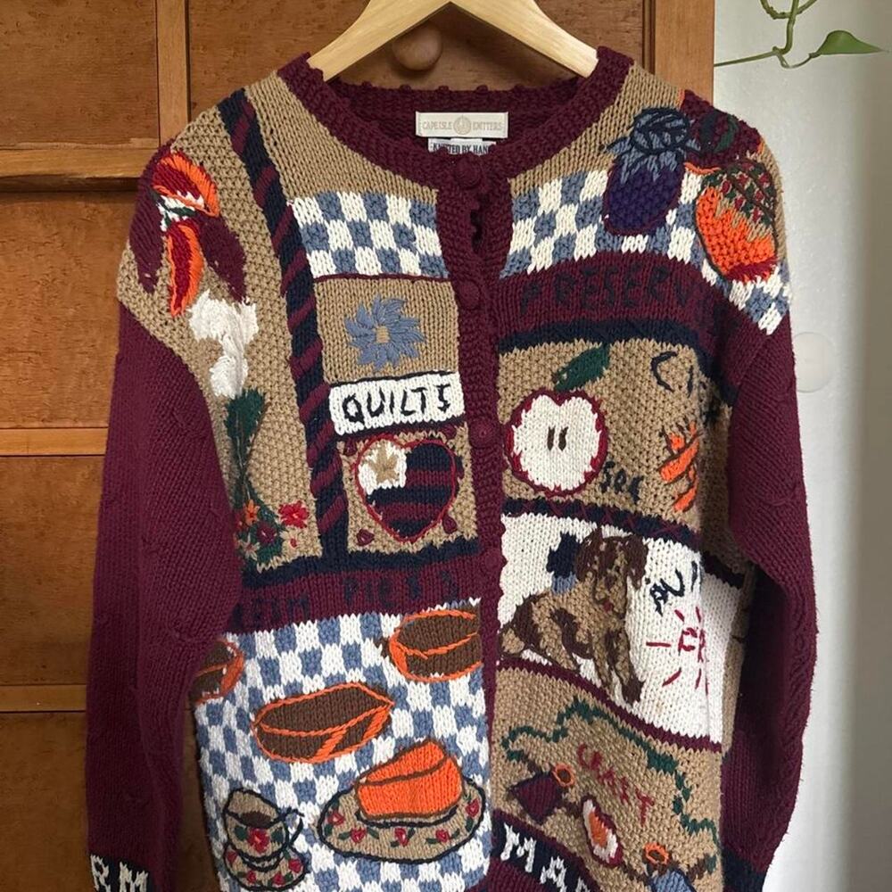 Farmers market knit sweater with